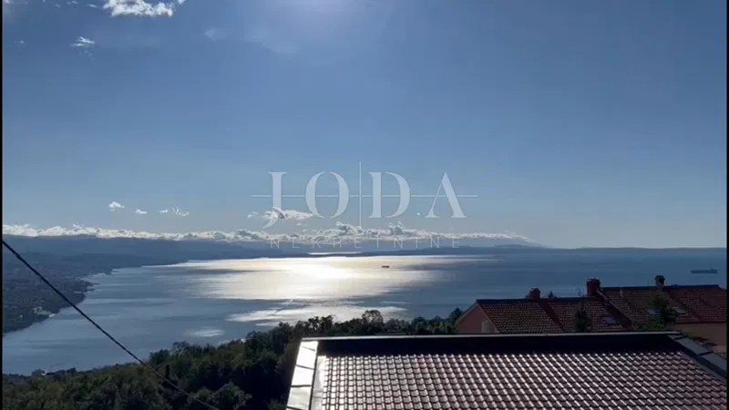 Građevinsko zemljište 1.071 m² s pogledom na Kvarnerski zaljev - Bregi,Opatija – 2