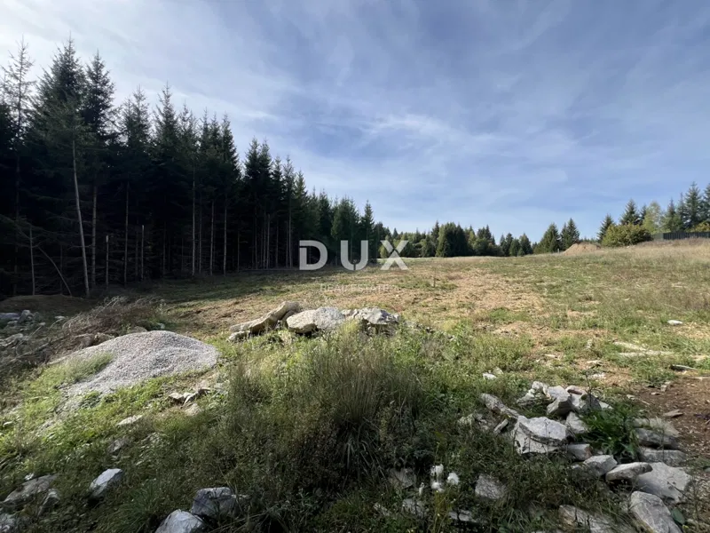 Gorski Kotar, Hlevci, pravokutna parcela, 4.780 m2 – 2