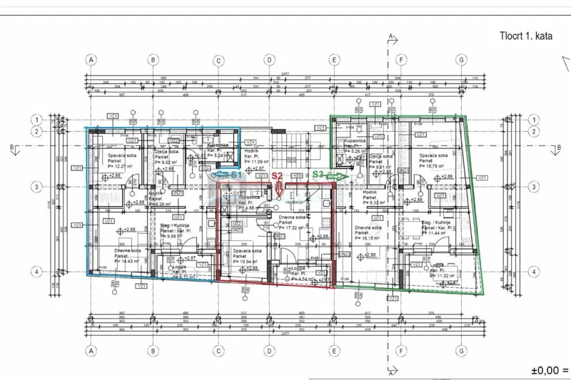 SRIMA – NOVOGRADNJA 20 M OD MORA. DVOSOBAN STAN S LOĐOM, 81,19 m² – 3