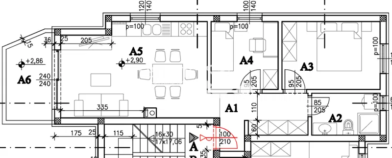 Istra, Pula, Valdebek, stan 66,05 m2, 2S+DB, prvo nadstropje, garaža, NOVO, #prodaja – 2
