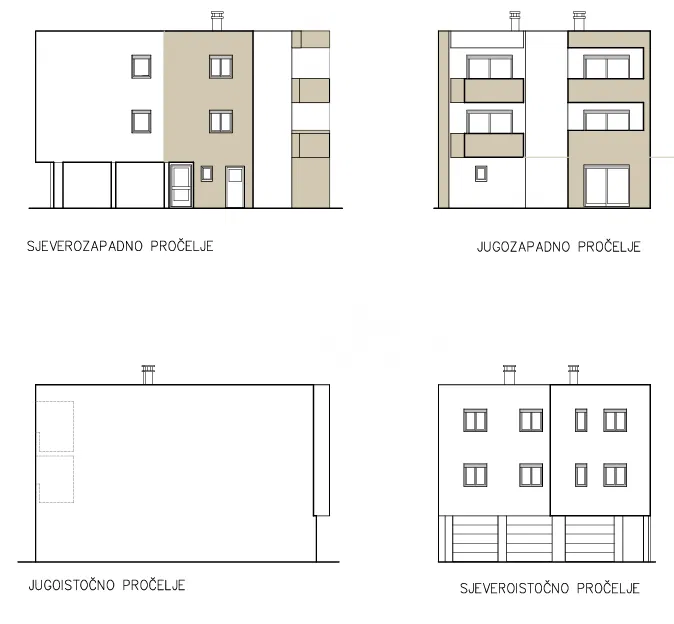 Istra, Pula, Valdebek, stan 66,12 m2, 2SS+DB, prvo nadstropje, garaža, NOVO, #prodaja – 3