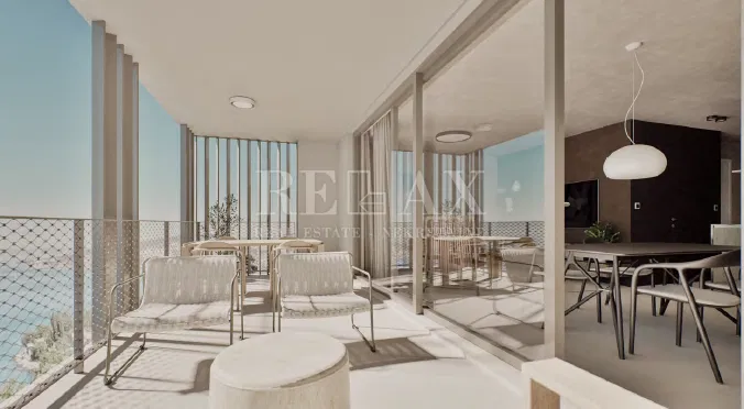 Kraljevica – apartment with a large loggia in a new building