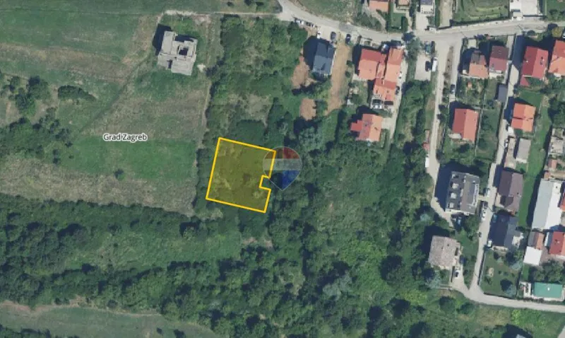Stavbno zemljišče Mikulići, Črnomerec, 800m2 – 3
