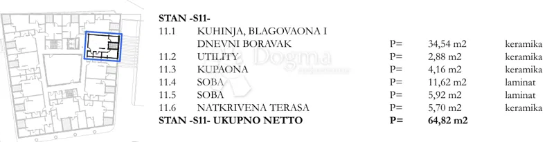NOWY BUDYNEK PAZIN - 2BR+DB - S11 (I PIĘTRO) – 3