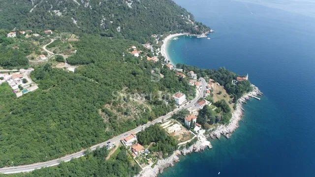 RIVIERA OF OPATIJA, building land near the sea, panoramic sea view