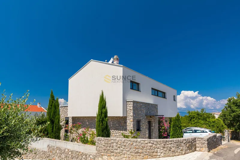 Brzac, Šotovento, Island of Krk – luxury villa with a pool and sea view – 2