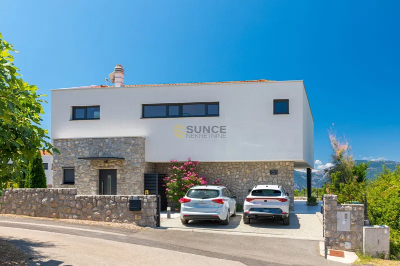 Brzac, Šotovento, Island of Krk – luxury villa with a pool and sea view – 3