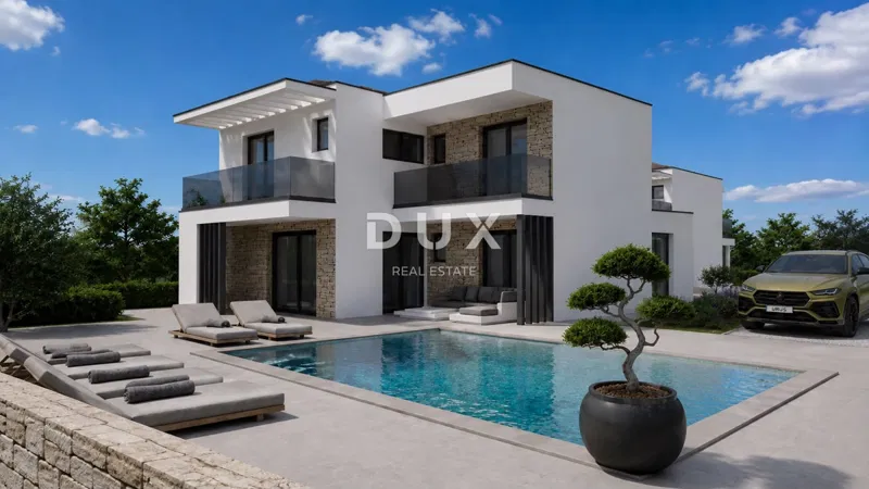 Istra, Višnjan, vila, 173,16 m2, roh-bau, bazen 36 m² – 2