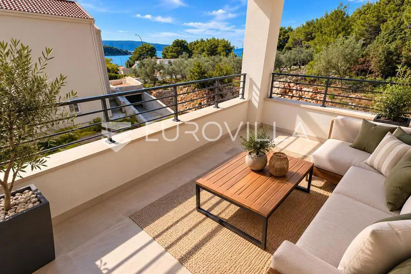 Cres, Melin, četverosoban penthouse 120 m² s lođom i pogledom na more, 100 m od plaže – 3