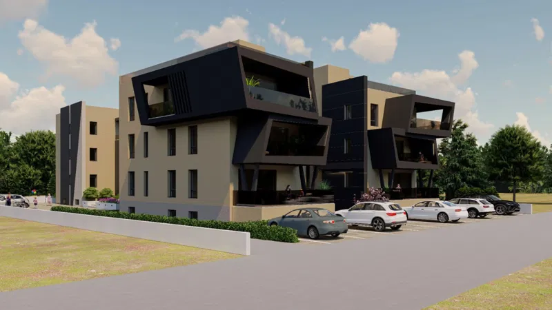 SUKOŠAN – LUKSUZNI PENTHOUSE S PRIVATNOM KROVNOM TERASOM | 157,38 m² | 2 VPM + OSTAVA – 3