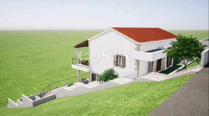 DUGI OTOK, ZAGLAV - Građevinsko zemljište II. red do mora s projektom i dozvolom – 3