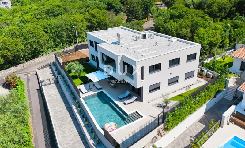 Kostrena, luxury apartment, 200 m2, floor, view – 2