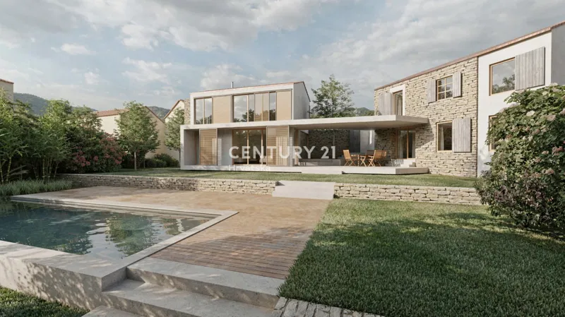 CEROVLJE, GRIMALDA, ISTRA- DVIJE KAMENE KUĆE S PROJEKTOM OBNOVE, 860 m² – 3