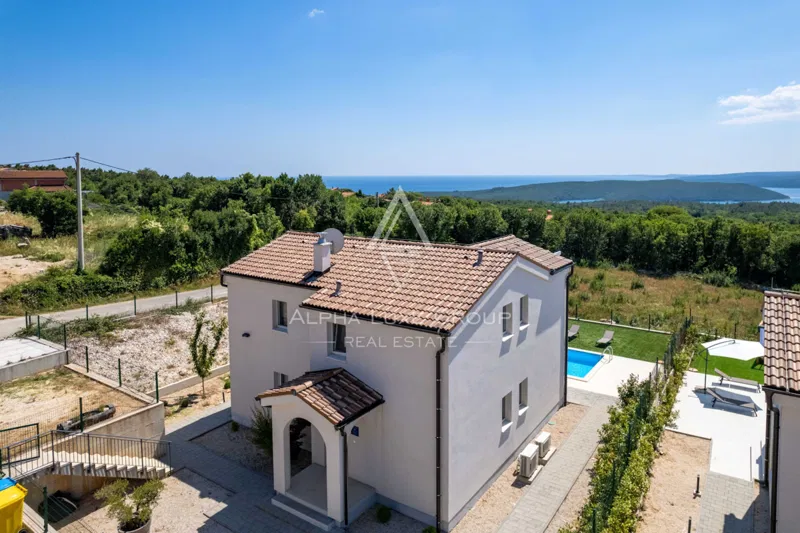 Istra, Diminići – vila s prekrasnim bazenom i pogledom na more – 3