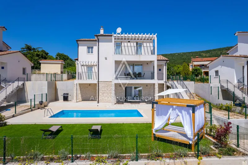 Istra, Diminići – vila s bazenom, saunom i pogledom na more – 2