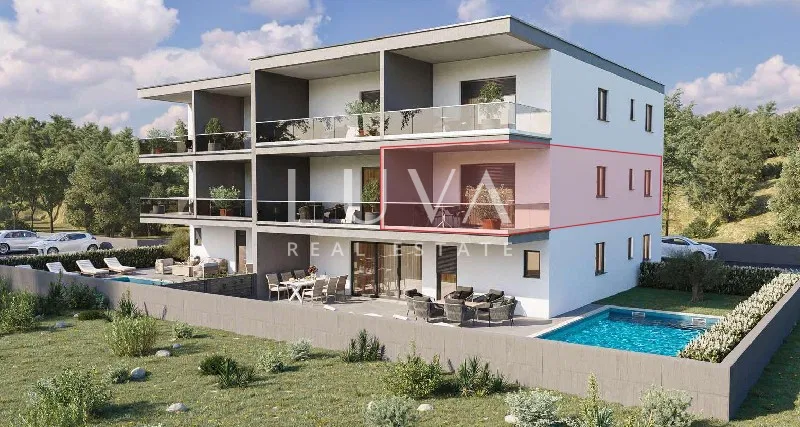 Istra, Novigrad, stan 78 m², pogled more