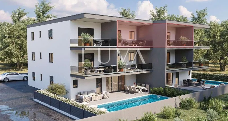 Istra, Novigrad, stan 91 m² s pogledom na more – 2