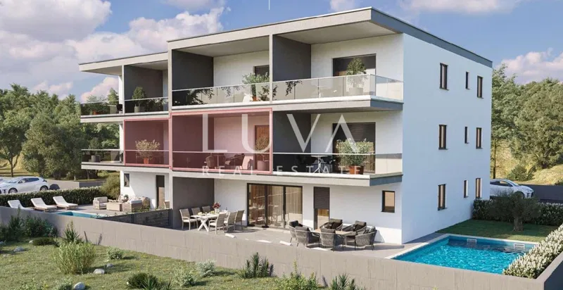 Istra, Novigrad, stan 91 m² s pogledom na more