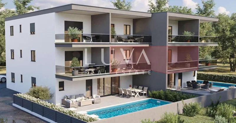 Istra, Novigrad, stan 91 m² s pogledom na more – 2