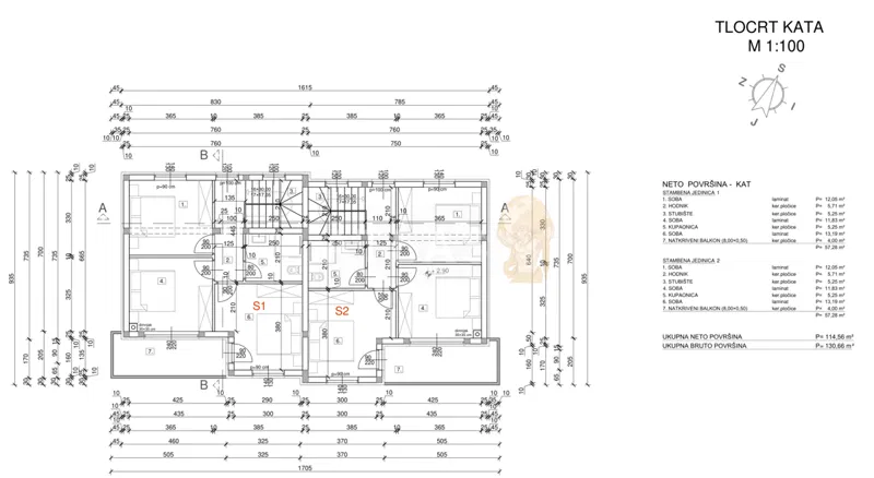 Crikvenica – građevinsko zemljište s projektom moderne kuće, 493 m² – 3