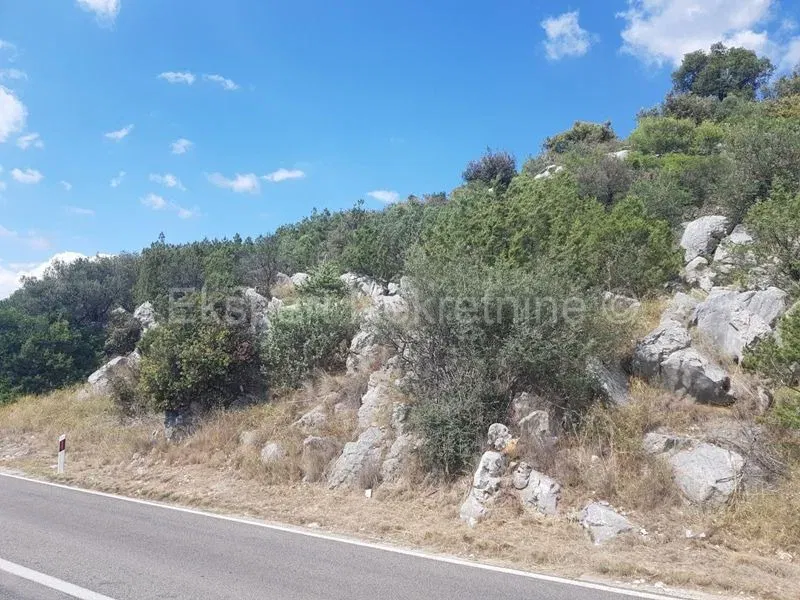 Marina, Poljica, building plot 1850m2, 150m from the sea – 2
