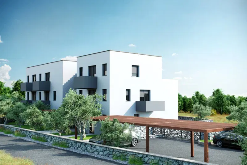 VANTAČIĆI! APPARTAMENTO QUADRILOCALE AL SECONDO PIANO CON VISTA PANORAMICA SUL MARE! VICINANZA ALLA SPIAGGIA! – 2