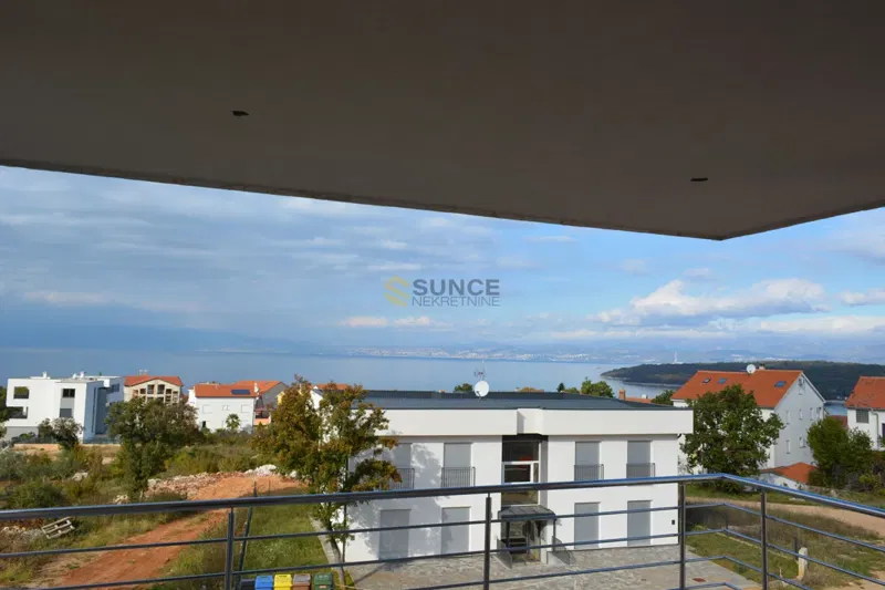ISLAND OF KRK, NJIVICE, NEW APARTMENT WITH GARDEN AND BEAUTIFUL SEA VIEW! – 2