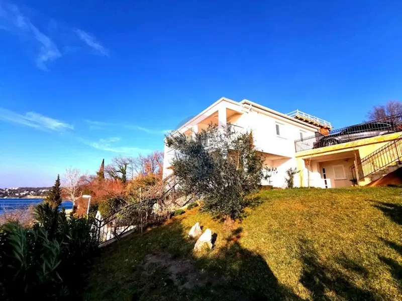 Omišalj, Island of Krk, top modern villa in 1st row to the sea – 3