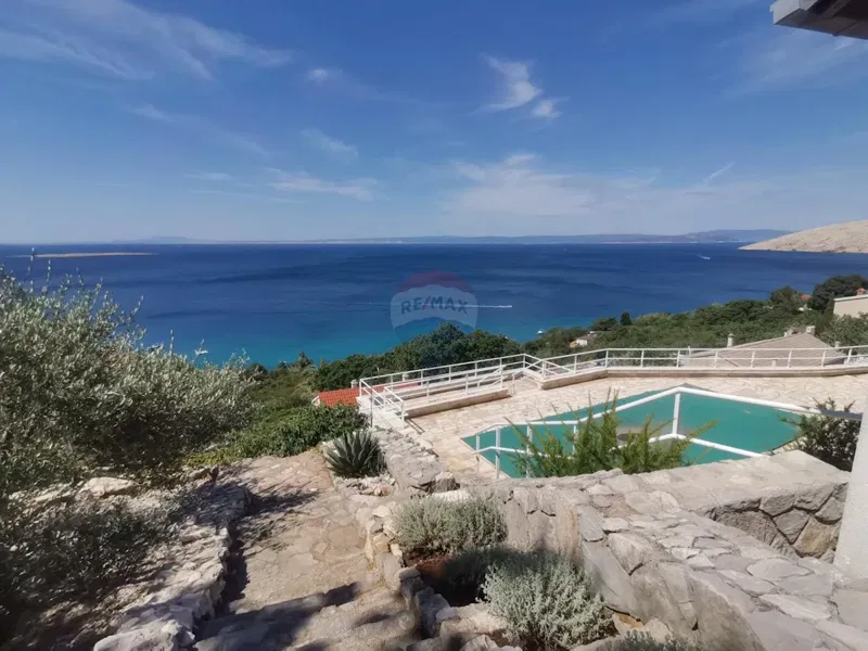 ISLAND KRK-PUNAT-STARA BAŠKA irresistible villa with even better views – 2