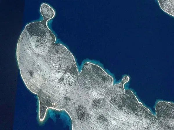 The island of Zmajan, Vodice, Sibenik, agricultural land, 30,000 m2 – 2