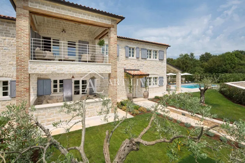 Poreč, Raskošna luksuzna kamena vila s bazenom – 2