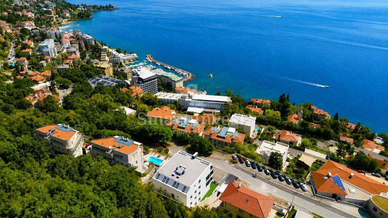 OPATIJA, stan 2S+DB s pogledom na more u luksuznoj novogradnji (A8) – 2