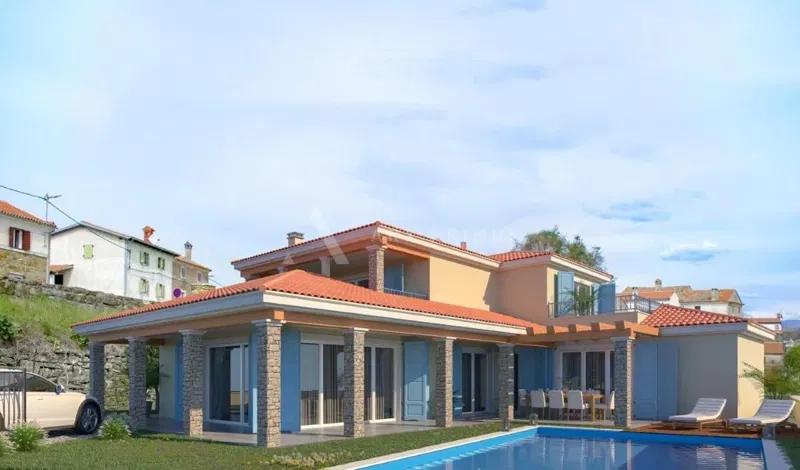 Bellissima villa con vista mare, Momiano, Buje – 2