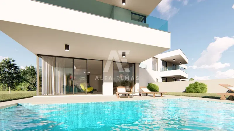 Omisalj, luxury semi-detached house with pool near all amenities! ID 148 – 3