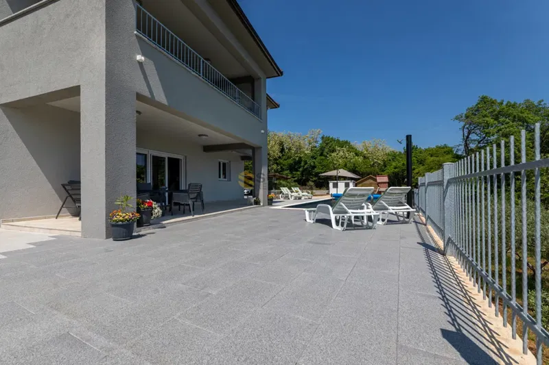 L'isola di Krk, Vrbnik, bellissima villa arredata con piscina e vista sul mare! – 3