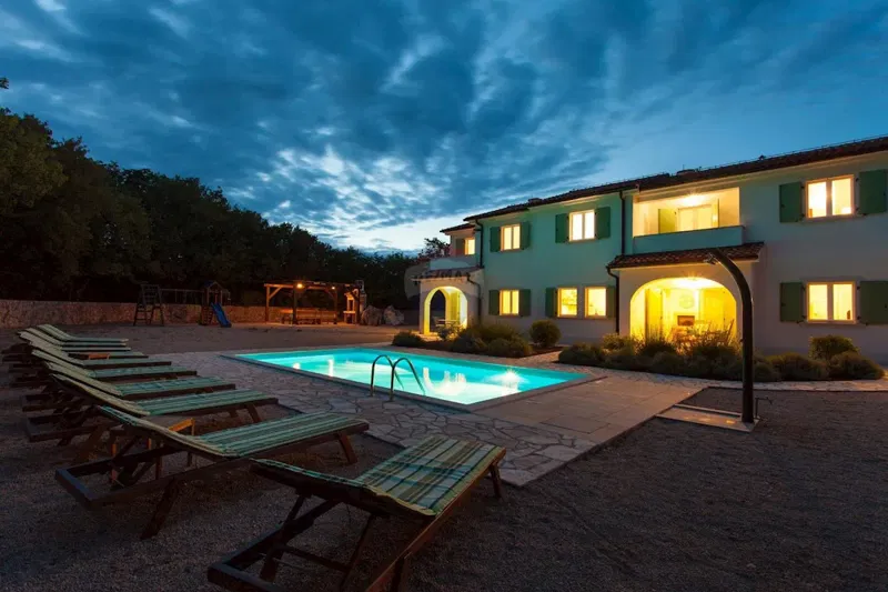 The island of Krk, Karst three villas in a row surrounded by nature – 2