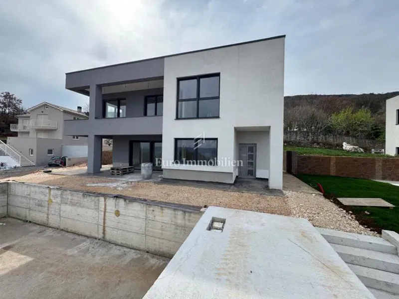 Villa with a beautiful view of the sea, under construction – 2