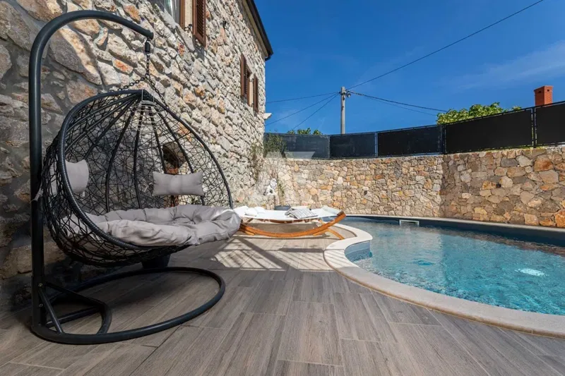 Vrbnik, surroundings, Mediterranean stone villa with pool!! ID 320 – 3