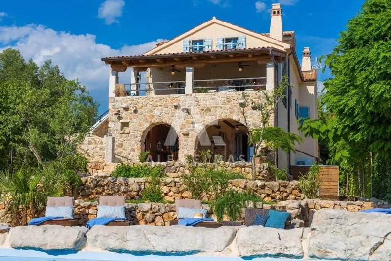 Malinska, rustic stone villa with pool!! ID 322 – 2