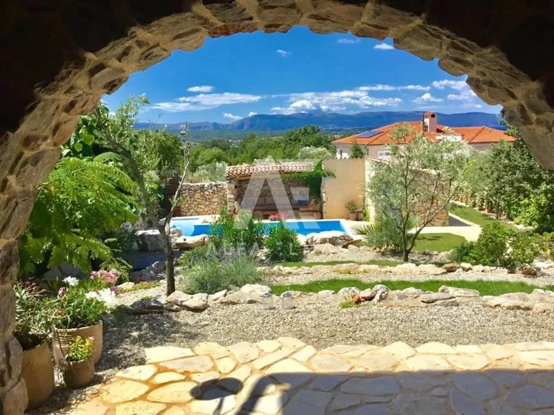 Malinska, rustic stone villa with pool!! ID 322 – 3