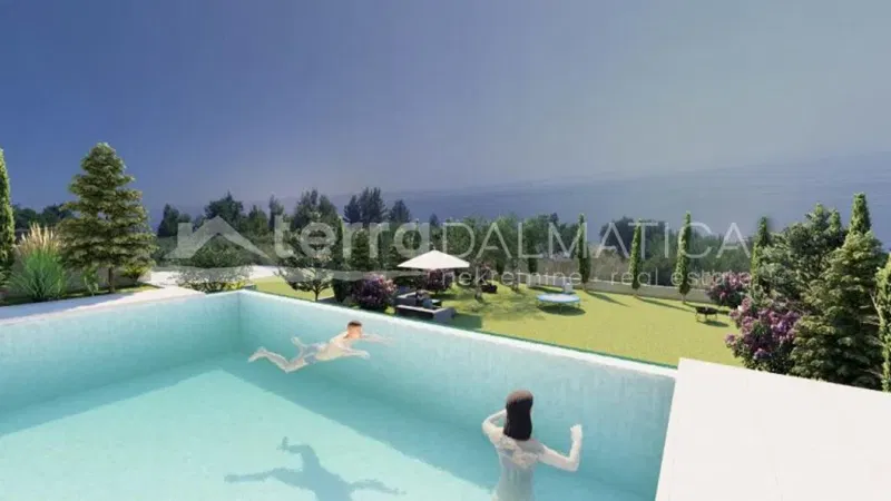 Podstrana, beautiful villa with pool and sea view – 3
