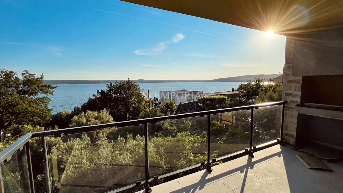 Neue Wohnung sofort bezugsfertig, Meerblick, Pool, Maslenica