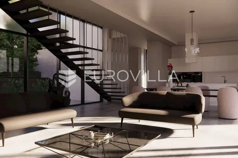 Zadar area, Luxury villa with pool and sea view, New construction – 2