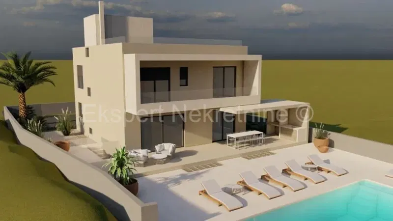 Podstrana, Mutogras, luxury villa 300m2 with garden 980m2 and swimming pool – 2