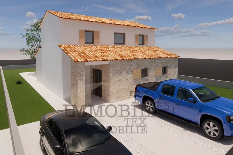 Poreč area, house with swimming pool under construction – 2