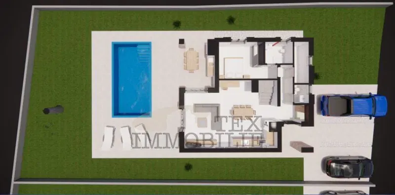 Poreč area, house with swimming pool under construction – 3