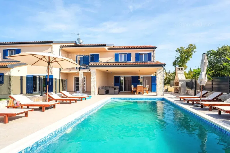 Dobrinj, dintorni, villa moderna di nuova costruzione con piscina in un ambiente tranquillo – 3