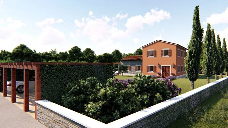 Real estate Istria, building land on sale, near Poreč, Muntrilj – 2