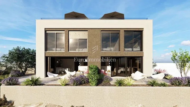 Modern two-story apartment with a view of the sea, Tisno – 2