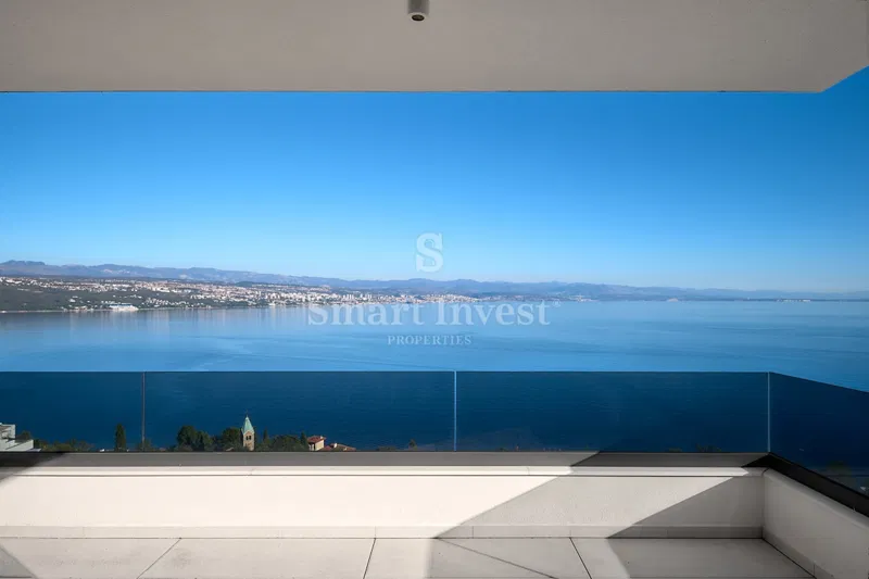 OPATIJA, luxusní 3-ložnicový apartmán s otevřeným výhledem na moře a garáží (S2) – 2